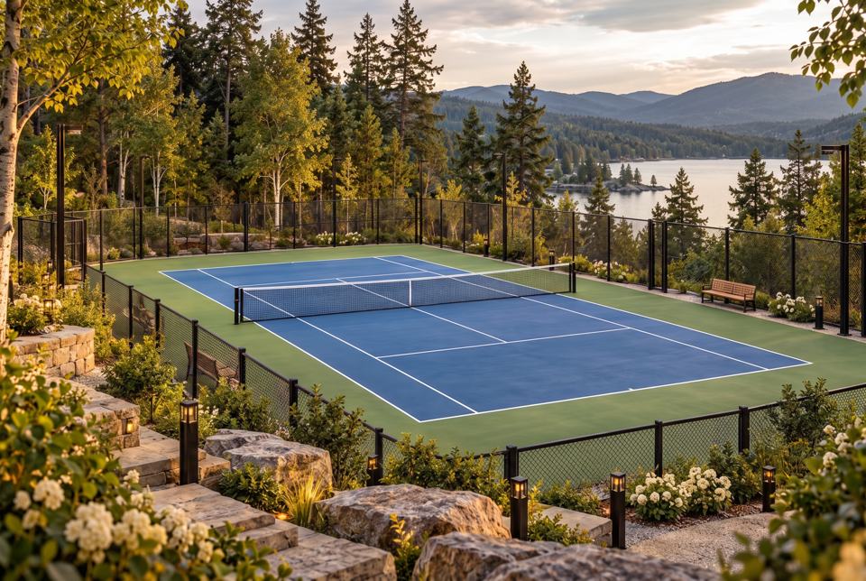 Tennis concept rendering