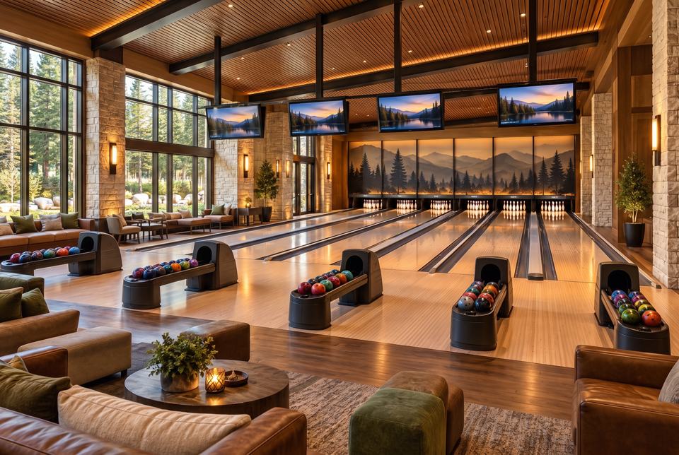 Bowling alley concept rendering