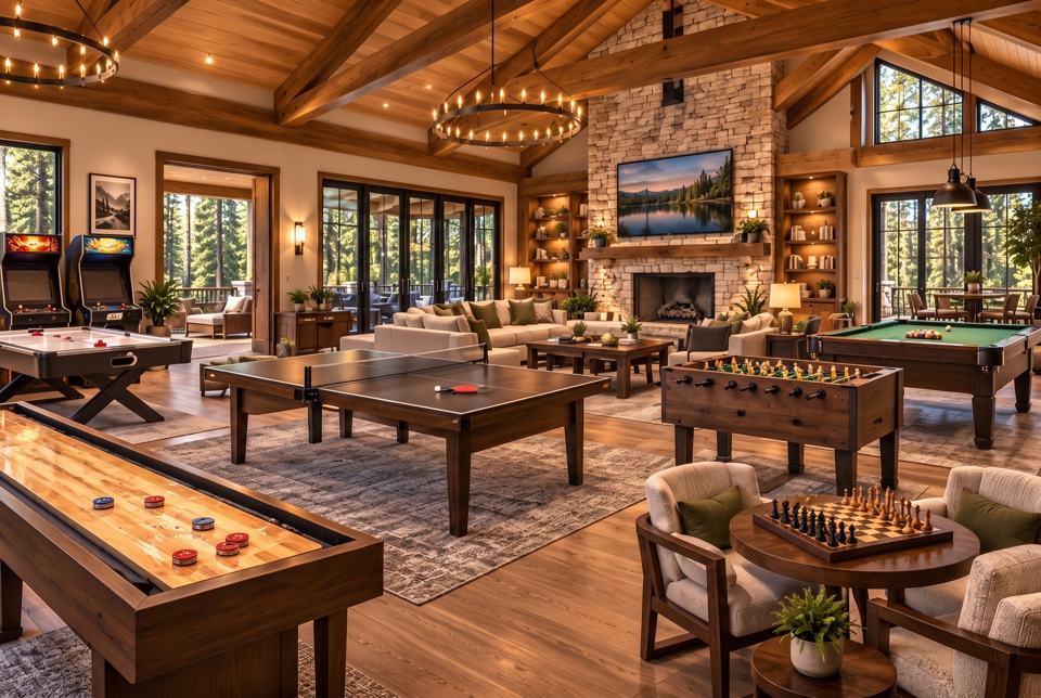 Game room concept rendering